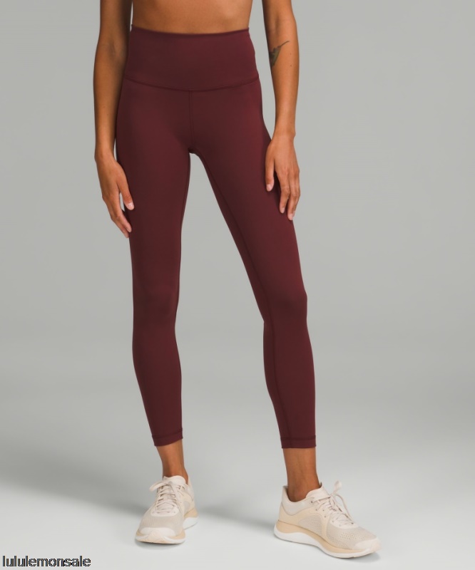 Lululemon Damen DELULU067 | Lululemon Deutschland Red Merlot Wunder Train High-rise Tight 25